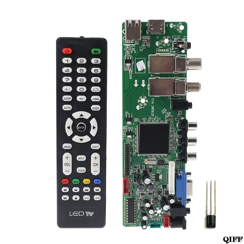 

Drop Ship&Wholesale DVB-S2 DVB-T2 DVB-C Digital Signal ATV Maple Driver LCD Remote Control Board APR28