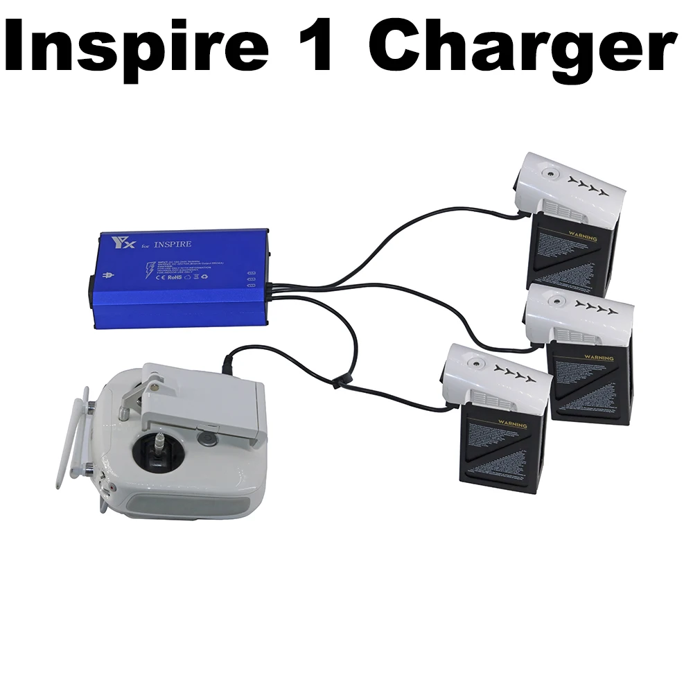 Inspire 1 Battery Charger Fast Charging Hub for DJI Drone Batteries and Controller 4 IN Quick Spare Parts | Электроника