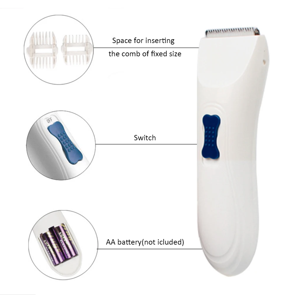 Электрическая машинка для стрижки домашних животных, перезаряжаемый, низкий уровень шума, USB, парикмахерский набор, электрический триммер для бритья собак, кошек, волос, резак для ухода
