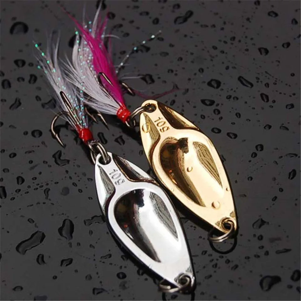 Buy 1PCS Fishing Lure 5g 10g 15g 20g Shine Metal
