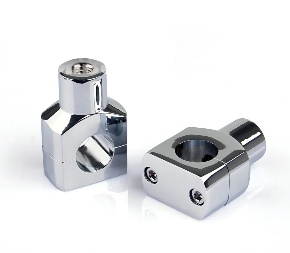 Handlebar Riser for Motorcycle 25mm 1 Bars Clamp Handle Bar Risers for Harley Cruisers Choppers Suzuki Boulevard C50 Honda VTX (2)