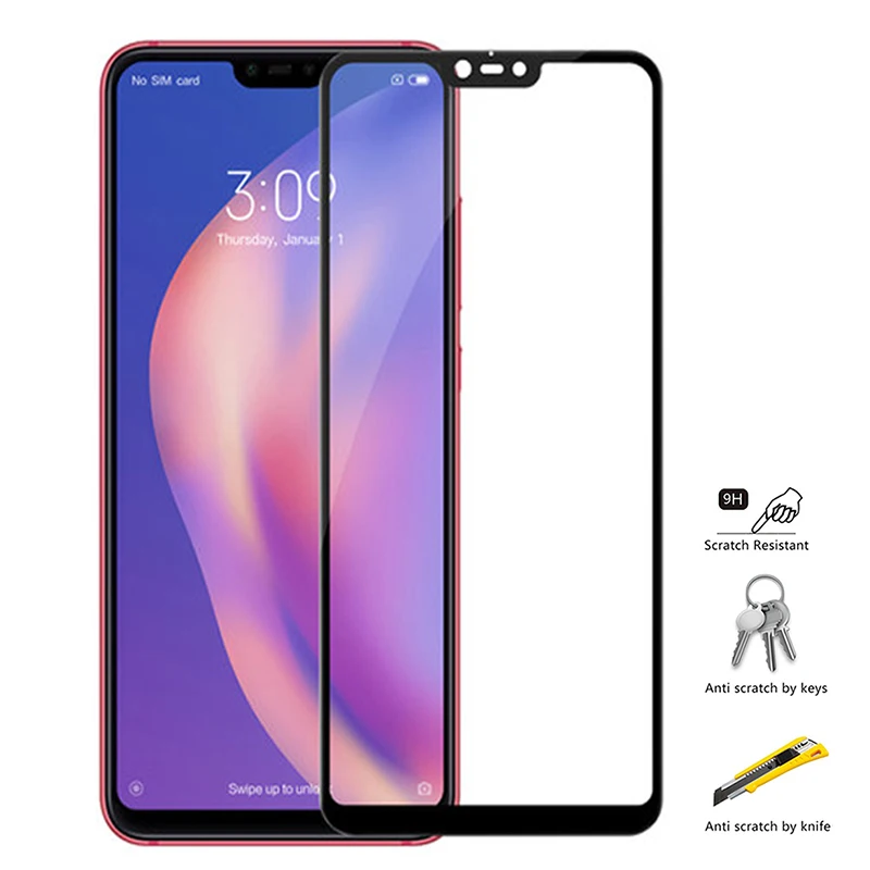 Защитное стекло для Xiaomi mi 9 полное покрытие 8 lite защитное закаленное экрана xiami xiomi
