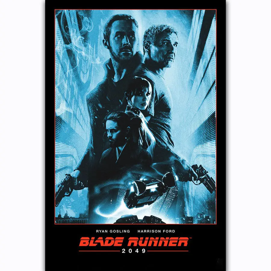 

Hot New 2017 Movie Blade Runner 2049 Fighting-Silk Art Poster Wall Sicker Decoration Gift