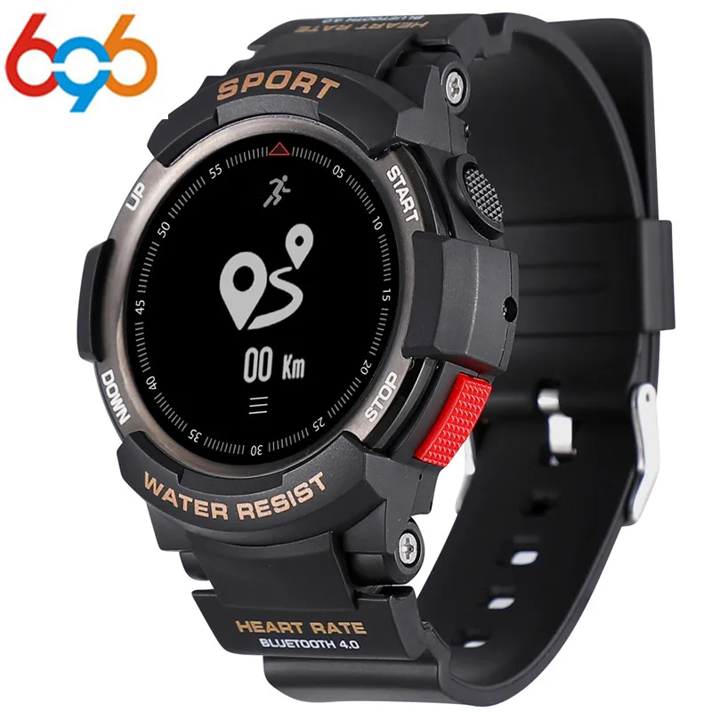 696 № 1 F6 Smartwatch IP68 Водонепроницаемый Bluetooth 4 0 динамический монитор сердечного ритма
