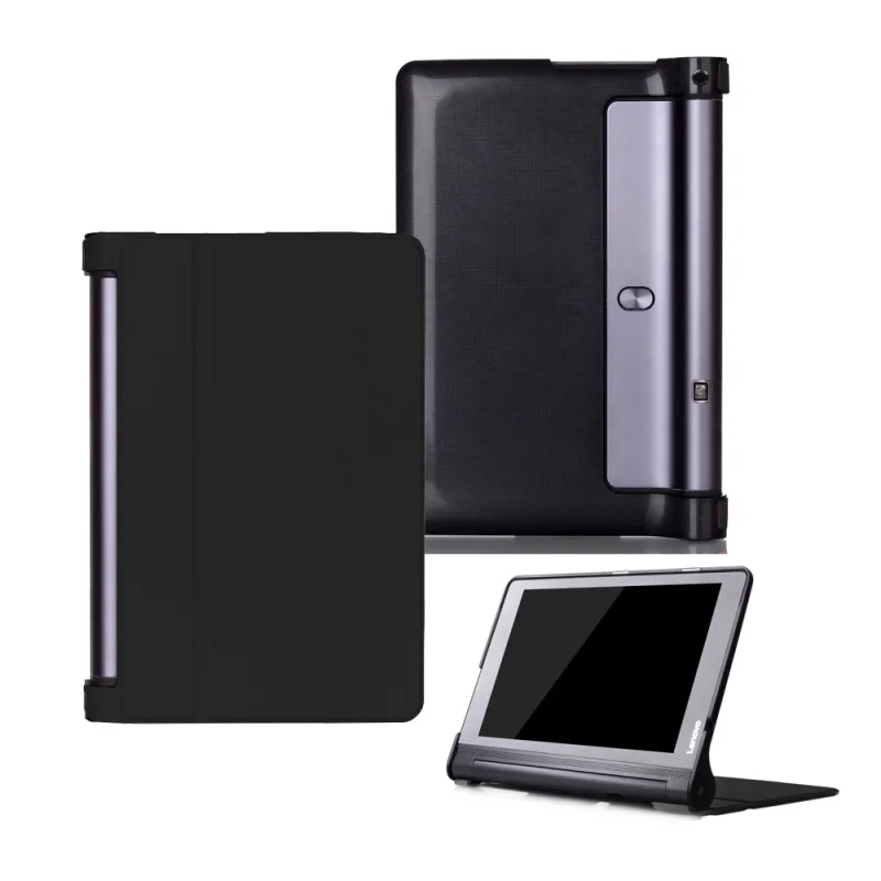 imágenes para Coque Funda para Lenovo Tab 3 Plus 10.1 YT-X703 Yoga/3 Pro 10.1 X90L/F Bolsa Tirón Magnético Cubierta de Cuero con Soporte-negro imágenes para Coque Funda para Lenovo Tab 3 Plus 10.1 YT-X703 Yoga/3 Pro 10.1 X90L/F Bolsa Tirón Magnético Cubierta de Cuero con Soporte-negro