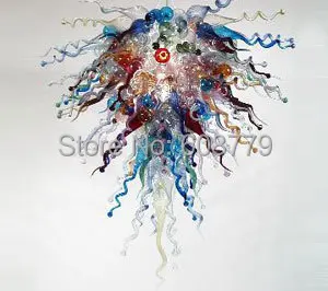 Best Free Shipping Hot Sale Modern Art Handmade Glass Amber Chandelier