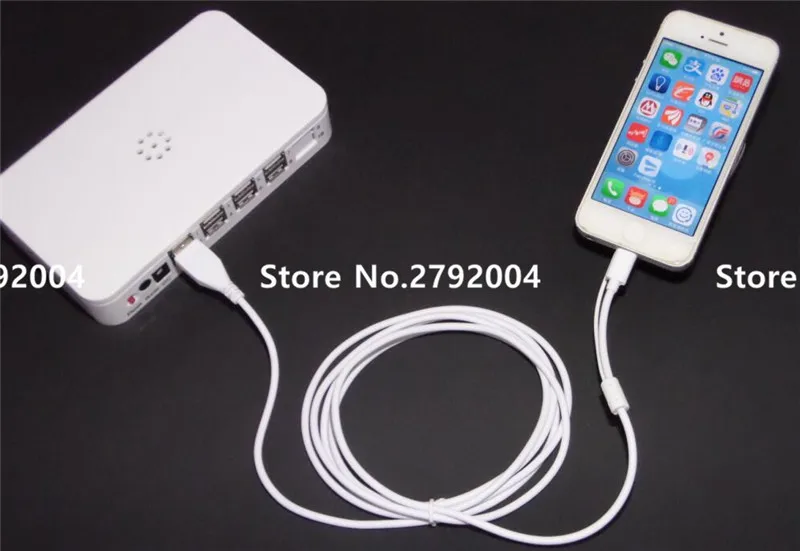 

4 port mobile cellphone tablet remote control alarm security display system