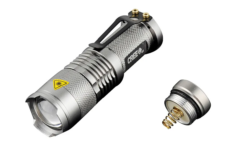 Мощный XPE или Q5 светодиодный светильник-вспышка, водонепроницаемый портативный светильник, мини-ручка, светильник с регулируемым фокусом, фонарь, светильник-вспышка