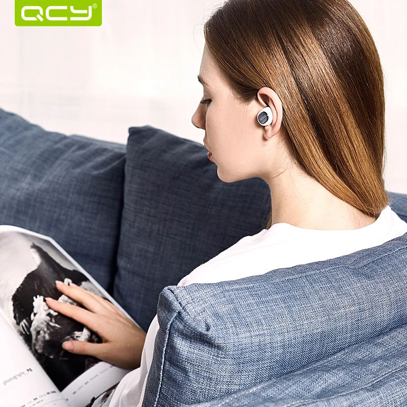 QCY Q26 Mono Earbud Bisnis Mini Headset 