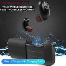 TWS B5 Мини Bluetooth наушники, беспроводные стерео наушники, 2600 мАч, внешний аккумулятор для телефона, спорт, IPX5, водонепроницаемый, с микрофоном