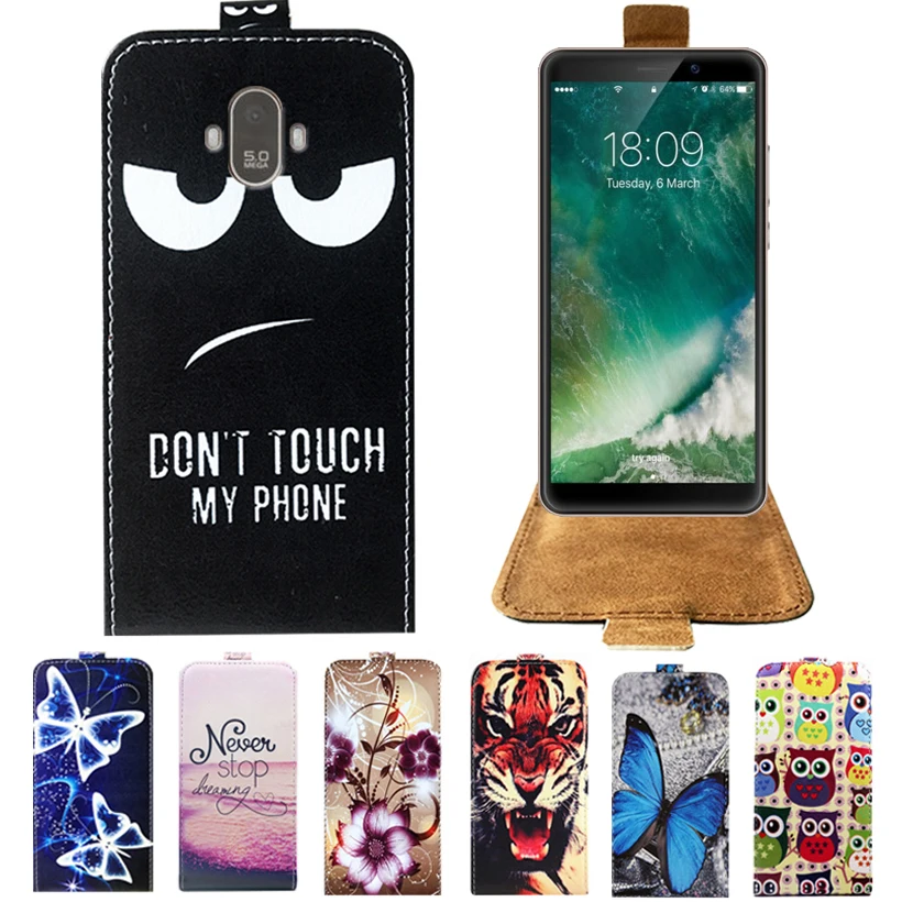 

For DEXP BS550 Case Newest Cartoon PU Leather Print Flip Case For DEXP BS550 Cover 5.34" Phone Case Bag