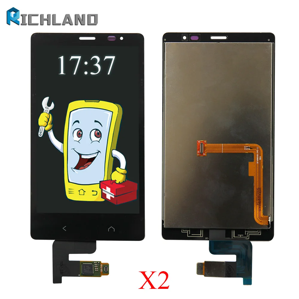 Original Screen For Nokia X2 Dual Sim X2DS RM 1013 LCD Display Matrix + Touch Screen Digitizer
