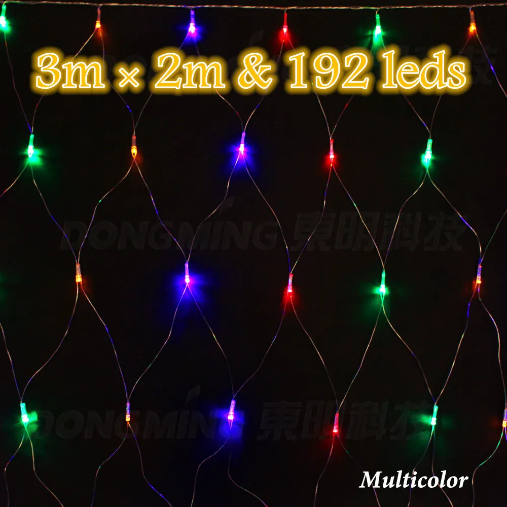 Immagini Natale 192 Pixel.3 2 M 192 Giardino Led Mesh Net Fata Luce Della Stringa Rgb Vacanze Di Natale Festival Matrimonio All Aperto Decor Luci 220 V Ac Decorative Patio String Lights Light Box For Jewelry Photoslighted Outdoor Halloween