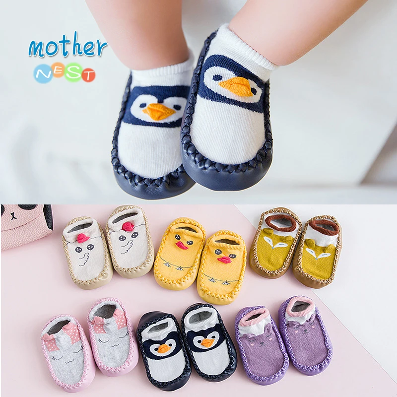 2018 Newly Baby Socks With Rubber Soles Infant Sock Newborn Autumn Winter Children Floor Socks Shoes Anti Slip Soft Sole Sock (2)