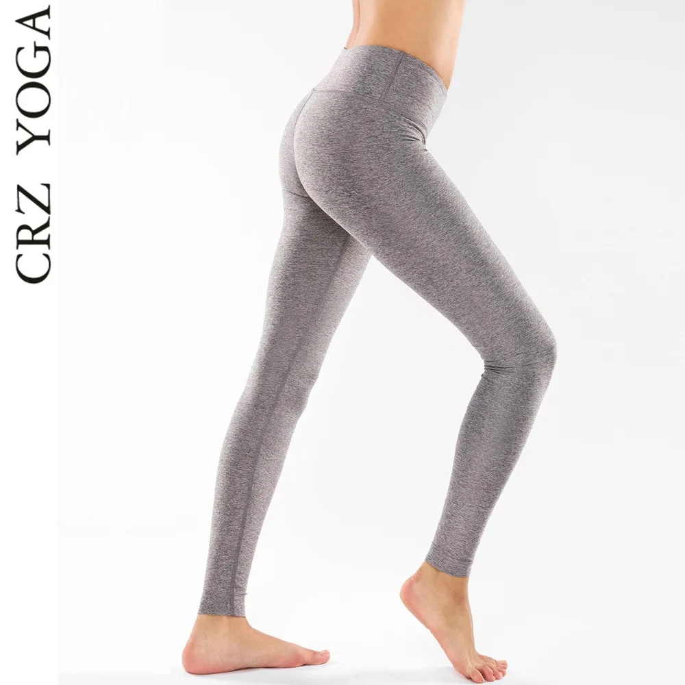 CRZ YOGA Women s Running Tights Workout Leggings font b Slimming b font Training Exercise Pants