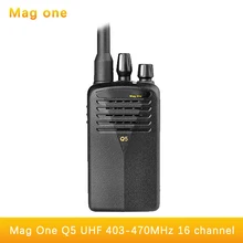 Portable Walkie Talkie Mag One Q5 16CH UHF 403-470MHz Handy Ham Radio Hf Transceiver Two Way Radio Comunicador Walk Talk