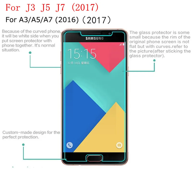Tempered-Glass-For-Samsung-Galaxy-J3-J5-J7-A3-A5-A7-2017-S3-S4-S5-S6