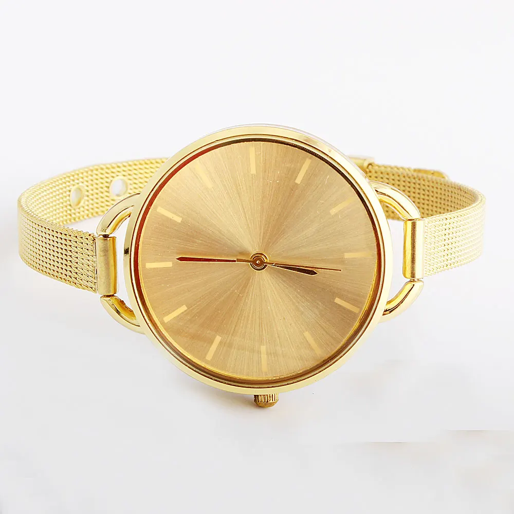 

Golden Fashion Ladies Watch Small Dial Steel Band Bracelet Bangle Quartz Wrist Watch Girl Women Lady Gift Relogio Feminino