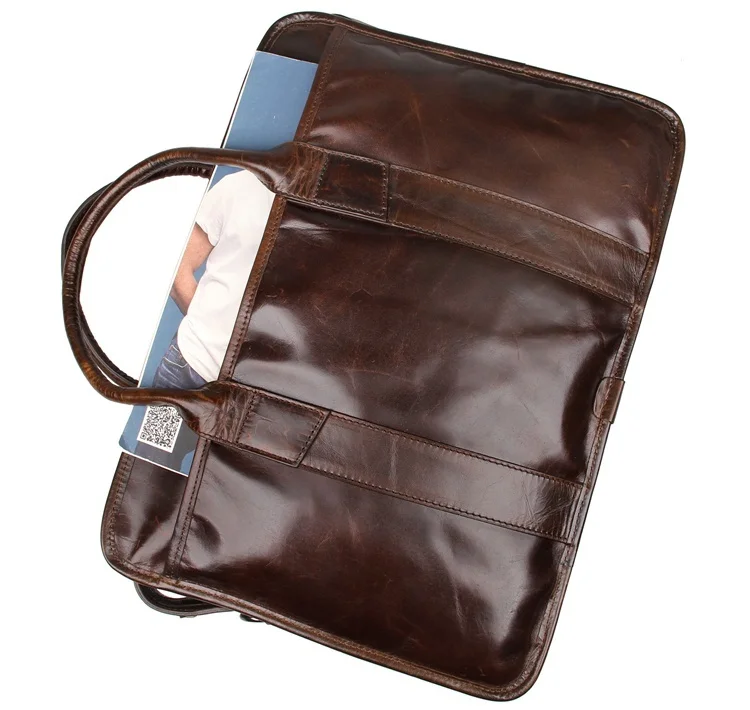 J.M.D Новое поступление из натуральной кожи простой дизайн портфель Мужская модная сумка для ноутбука Бизнес Сумка через плечо 7321