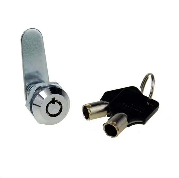 Ящик безопасности трубчатый cam lock с ключом разных для двери для почтового ящика, шкафа ящик для инструментов с 2 ключами DIY мебельная фурнитура HT272