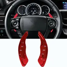 Red Aluminum alloy Shift Paddles Extension 2pcs For Honda Accord 10th