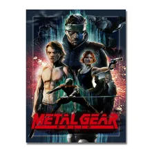 Kunst Seide Oder Leinwand Druck Metall Gear Solid V Hot Spiel Poster 13x18 24x32 zoll Für zimmer Dekoration-006