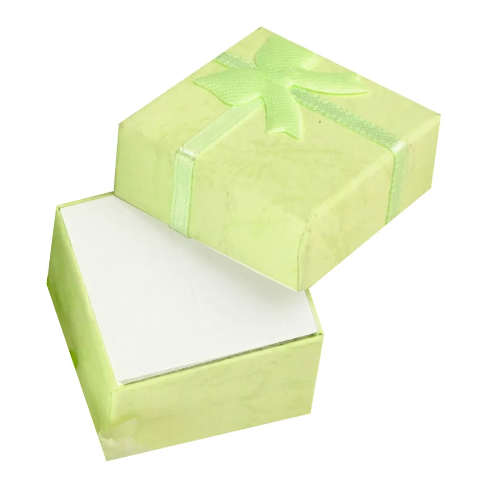 

Cheap Cheap Hot Fine Quality 4*4*3cm Bangle Jewelry Ring Earring Watch Gift Carton Box Bowknot Case Package Exquisite designed