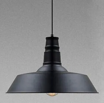 

1Light American Loft Retro Style Vintage Industrial Pendant Lights Minimalist Iron Painting,For dining living room,Bulb Included