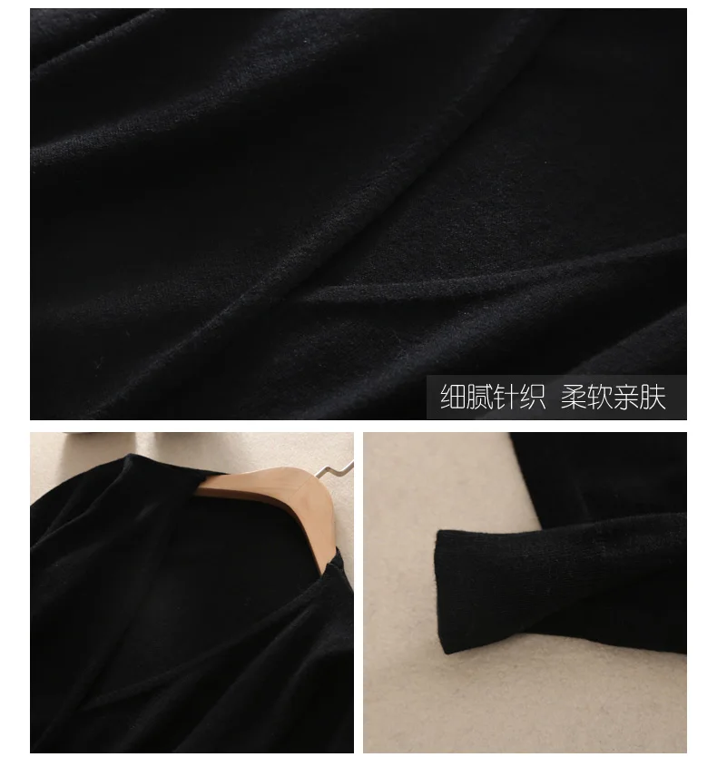 YUNSHUCLOSET Весна горячая распродажа женский кашемировый шерстяной кардиган v-образный вырез сплошной цвет короткий стиль кардиганы