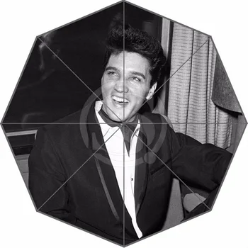 

W530L4 Hot Sale Fashion Custom elvis presley singer art Umbrella Sunny and Rainy Sunscreen Anti-uv Umbrella F-L4