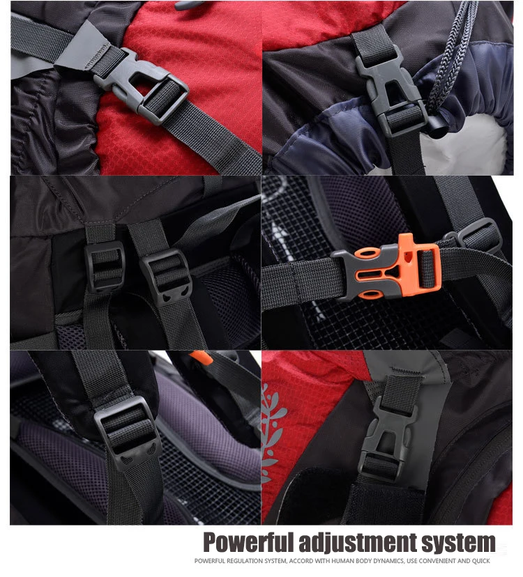 Bolsa de Acampamento 85l ao ar Quente Grande Livre Mochila Unisex Viagem Multi-purpose Escalada Mochilas Caminhadas Capacidade 12 Mochilas escal.