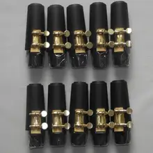 10 шт альт Eb Sax мундштук и Лигатура и колпачок и трости