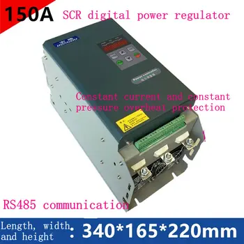

SCR Three-phase Power Regulator HM8 Digital Display High Intelligence Three-phase Power Regulator 150A HM8-4-4-150-P