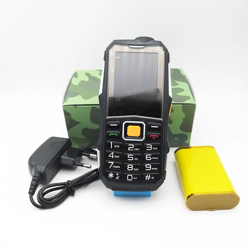 Недорогой усиленный сотовый телефон с русским арабским двумя SIM картами