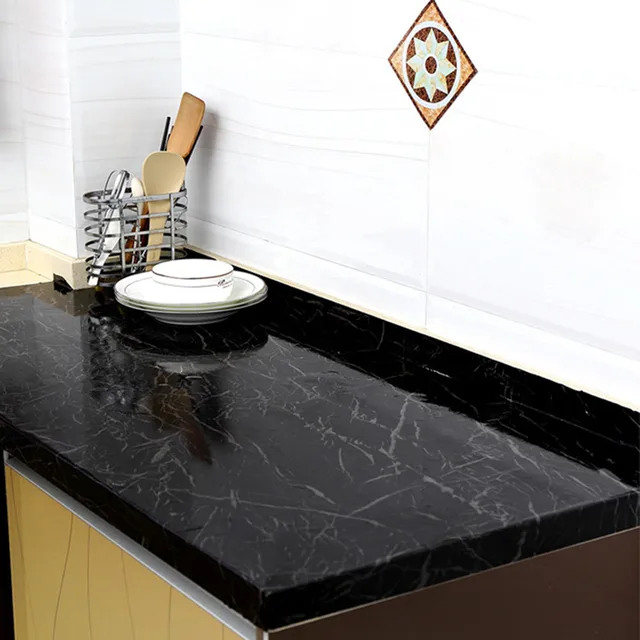 Marble Self Adhesive Wallpaper L Stick Removable Paper For Marble Self Adhesive Wallpaper L Stick Removable Paper For Kitchen Counter Tops Bathroom Living Room Wall 1 22m X 6m