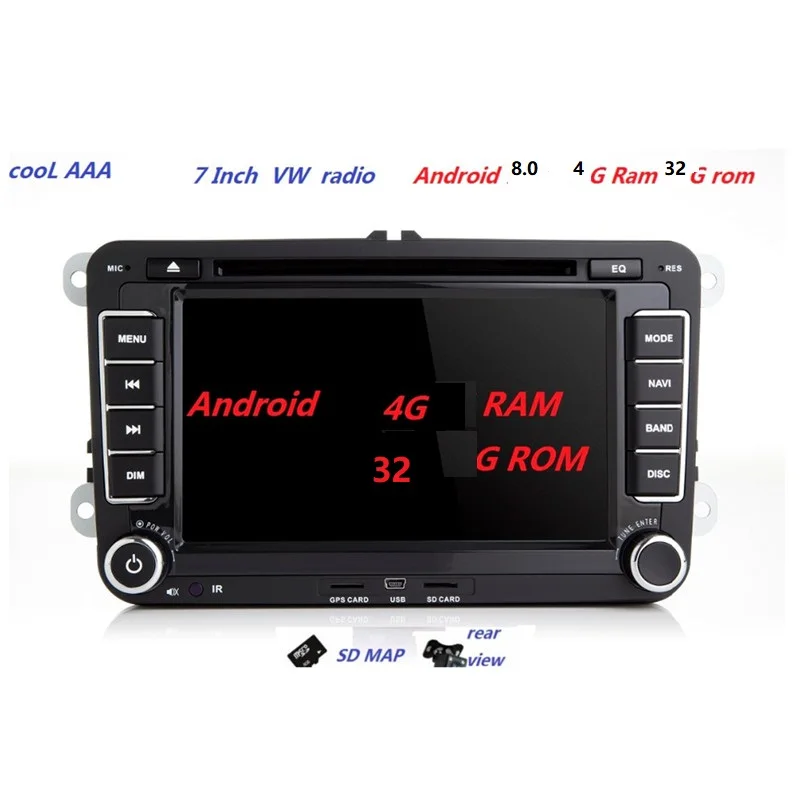 Android 8,0 автомобильный dvd-плеер для RNS510 VW радио Golf 5 6 Jetta Mk5 Mk6 Passat CC Tiguan polo Eos sharan 3g 4G wifi bluetooth