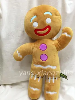 

Official 48 CM Shrek Gingerbread Man Bigheadz Stuffed Plush Toys for christmas Gift