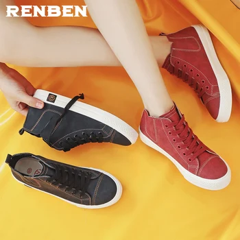 

PU Leather Ankle Shoes Hot Sale Shoe Boots Vintage Lady Casual Shoes Brand Design Retro Handmade Women Boots