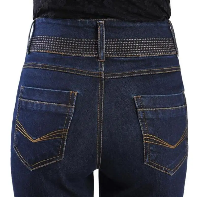 boot leg high waist jeans