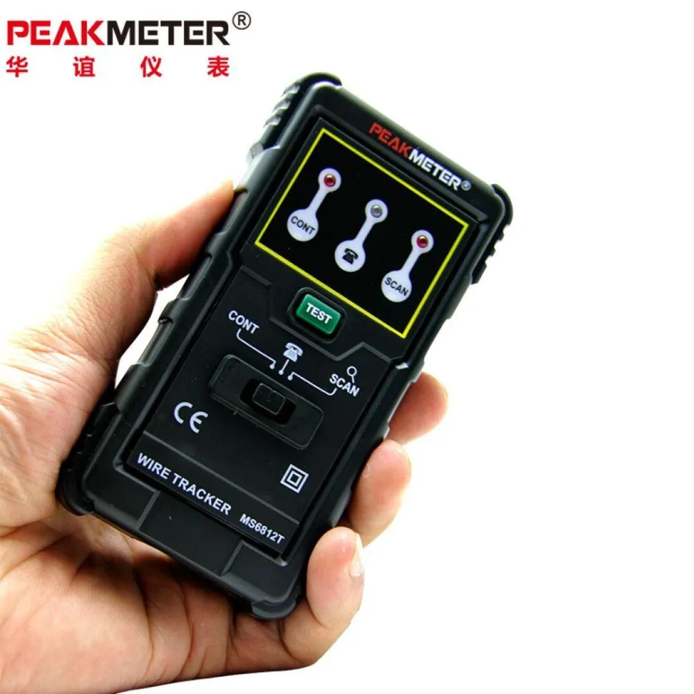 PEAKMETER MS6812 мульти-функциональный Кабель Провод Сеть трекеров локальной сети Интернет кабель Finder Тестер телефонной линии