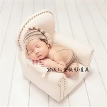 Фон для фотосъемки новорожденных ручной работы деревянный диван винтажный диван