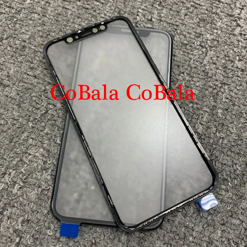 

10Pcs (Checked) 6.1" For Apple iPhone XR Front Glass Touch Screen Lens Outer Panel With Pressed Frame Bezel Replacement Part