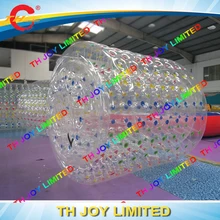 Ddu прозрачный надувной воды ролик, дешевые воды zorb, прочный надувной aqua rolling мяч для продажи