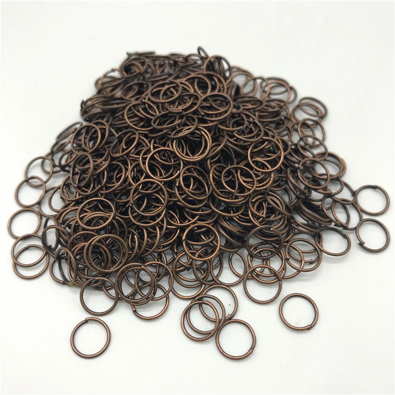 Jump rings 4mm 6mm 8mm 10mm Metal Open Jump Rings Split Rings Connectors For Diy Jewelry Making
