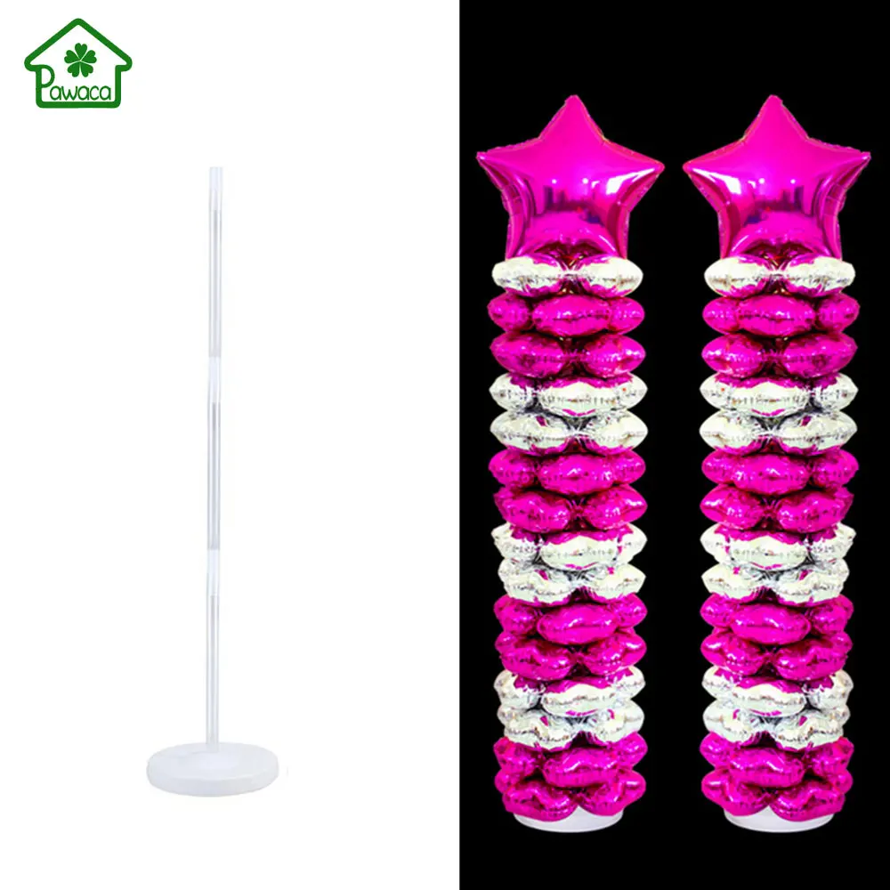  130cm/97cm Balloon Column Stand Arch Stand Water injection Balloon Column Frame Base for Wedding Bi