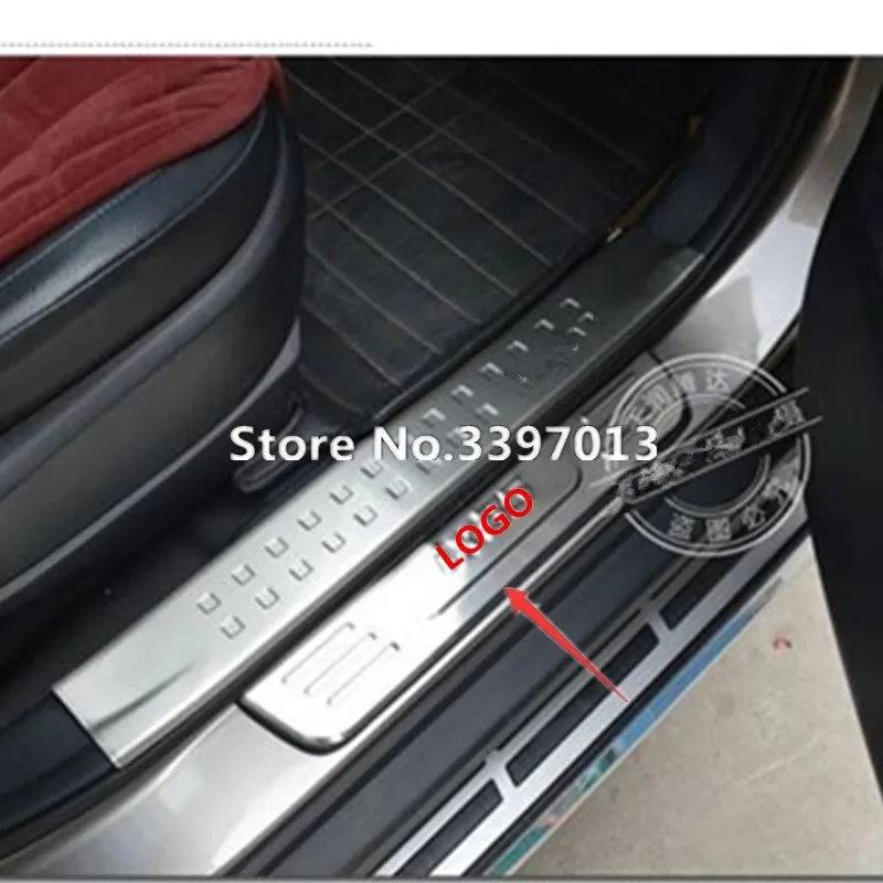 

Free Shipping stainless steel scuff plate door sill Car-Styling car accessories For Hyundai IX35 2010 2011 2012 2013