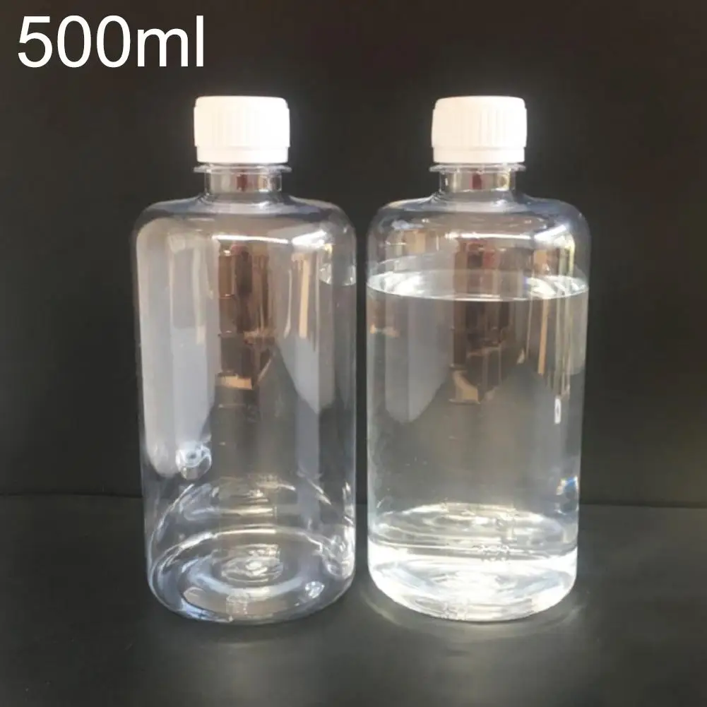 

500-ml Clear Empty Lab Sealed Chemical Reagent Bottle Sample Liquid Storage Container