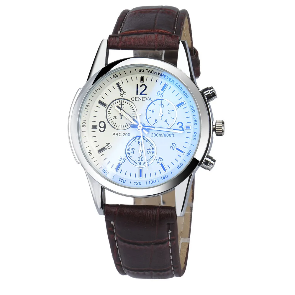 5004 Роскошные модные мужские Аналоговые часы из искусственной кожи reloj hombre Новое поступление горячая распродажа