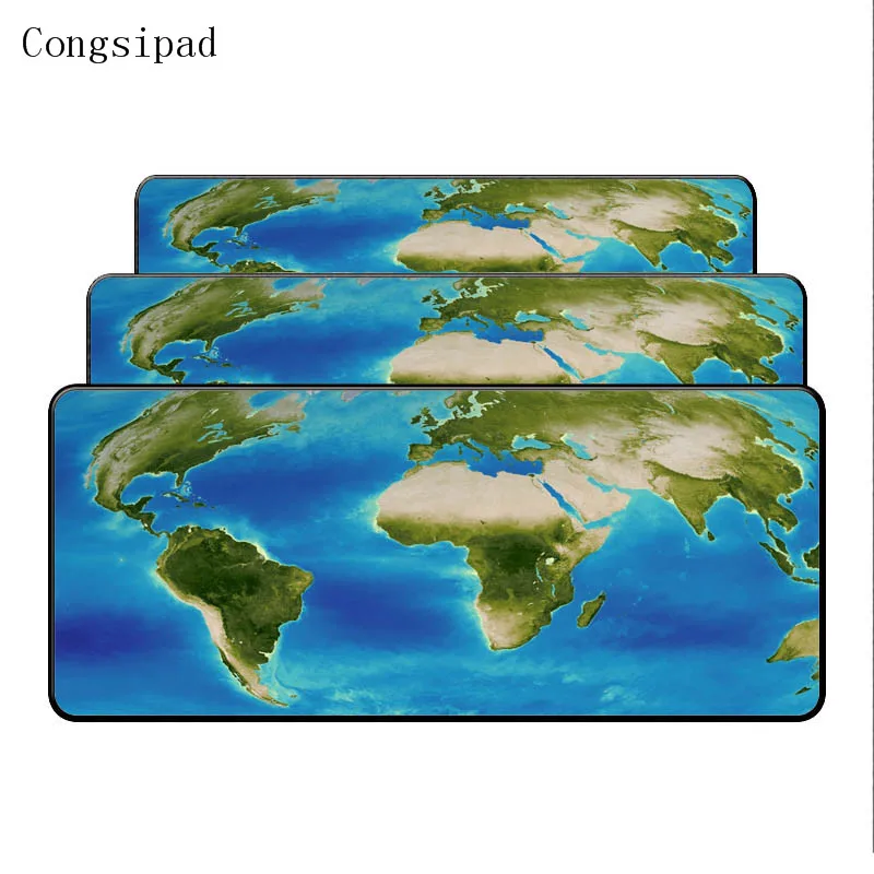 Congsipad 2018 горячая Распродажа Экстра большой игровой коврик для мыши с картой