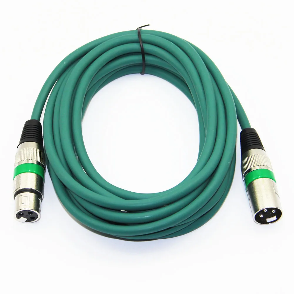 Bochara XLR Cable Male to Female M/F 3Pin OFC Audio Cable Foil+Braided Shielded For Microphone Mixer Amplifier 1m 2m 3m 5m 10m Bochara XLR Cable Male to Female M/F 3Pin OFC Audio Cable Foil+Braided Shielded For Microphone Mixer Amplifier 1m 2m 3m 5m 10m